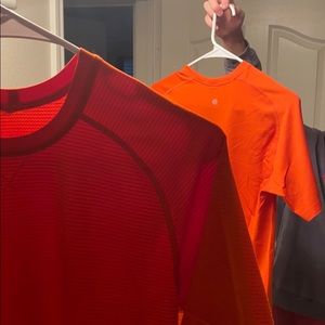 lululemon orange short sleeve